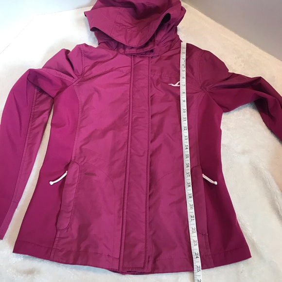 Hollister California All Weather Jacket (hot) pink size Medium - Picture 8 of 12